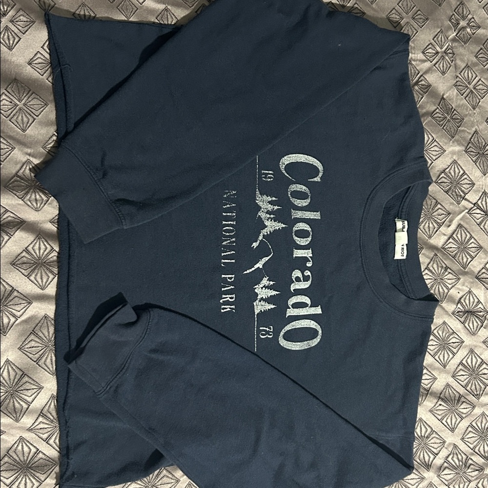 Sub_Urban Riot Dark Blue cropped Top